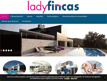 Tablet Screenshot of ladyfincas.com